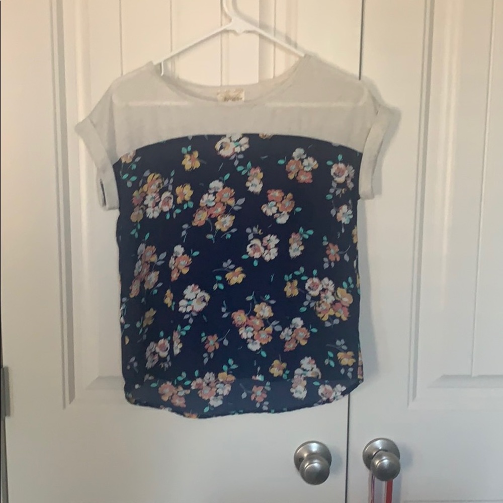 short sleeve flower shirt